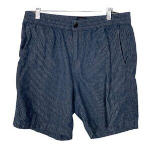 J CREW Men Tripper Shorts Elastic Waist Snap Closure Sz M Gray Summer 39-14